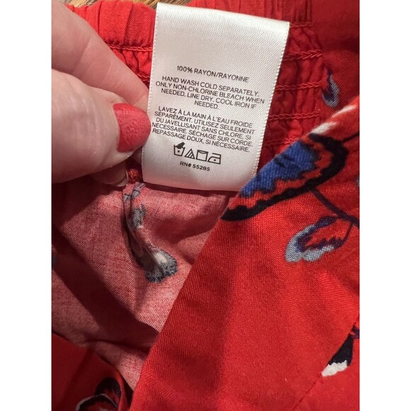 Express Maxi Skirt Womens Small Floral Faux Wrap Front Slit Pull On Y2K Feminine - Picture 5 of 7